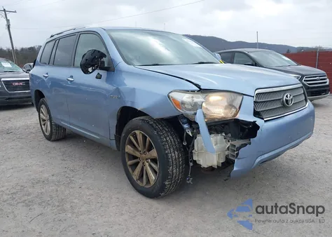 2008 Toyota Highlander Hybrid Limited z USA, uszkodzony, nr VIN JTEEW44A682001695